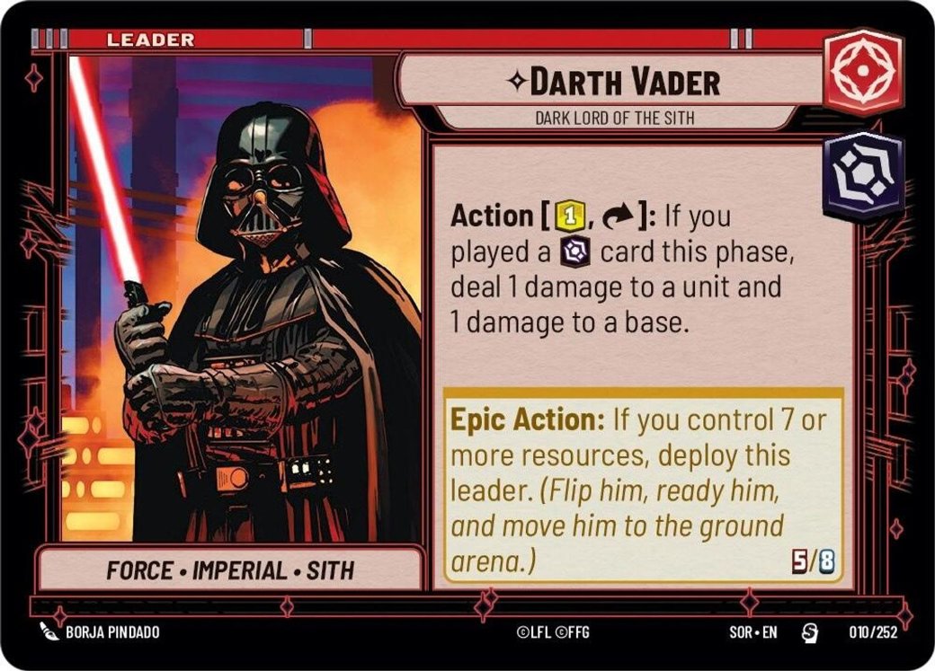 Darth Vader - Dark Lord of the Sith, Spark of Rebellion · 010/252