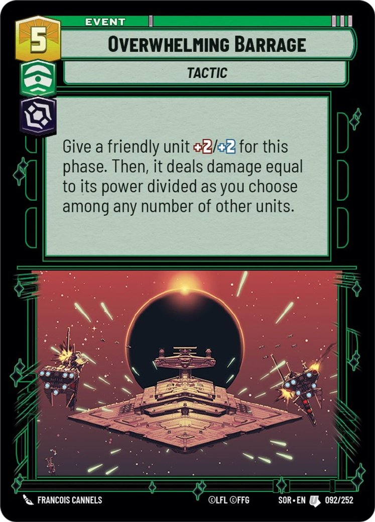 Overwhelming Barrage, Spark of Rebellion · 092/252