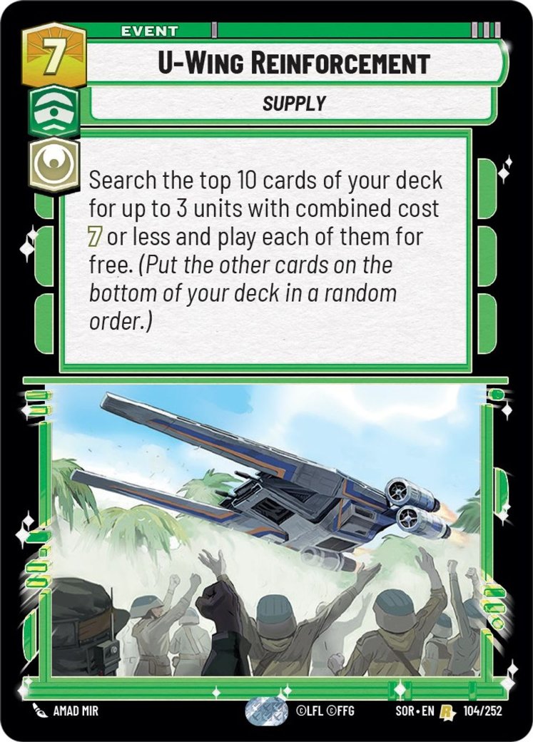 U-Wing Reinforcement, Spark of Rebellion · 104/252