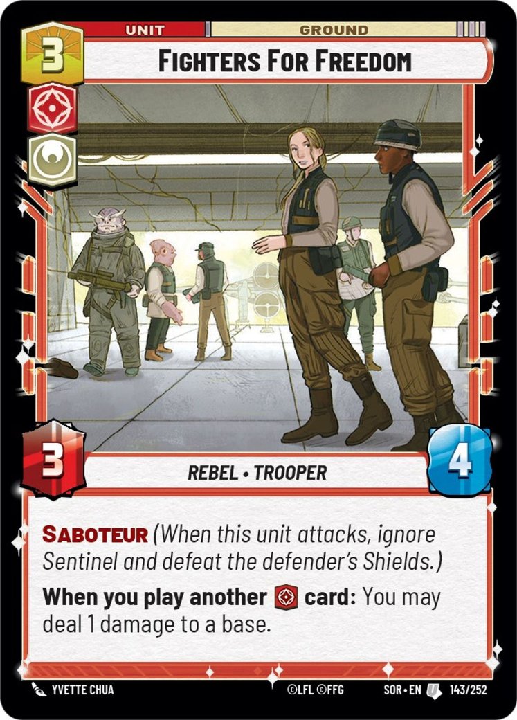Fighters For Freedom, Spark of Rebellion · 143/252