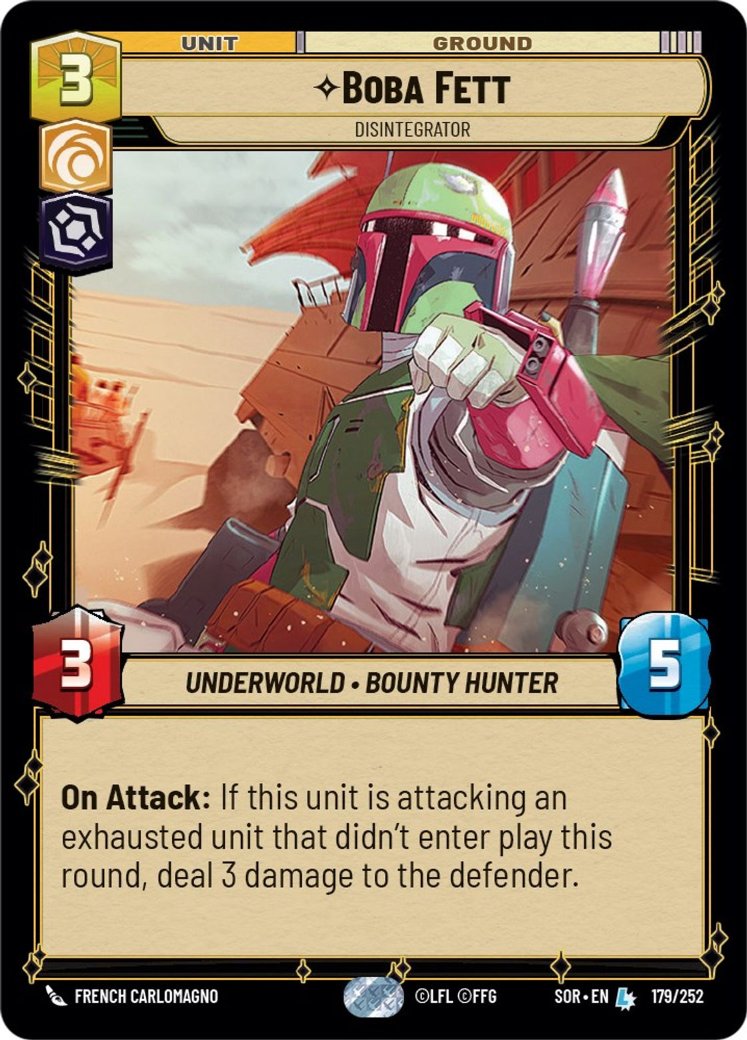Boba Fett - Disintegrator, Spark of Rebellion · 179/252