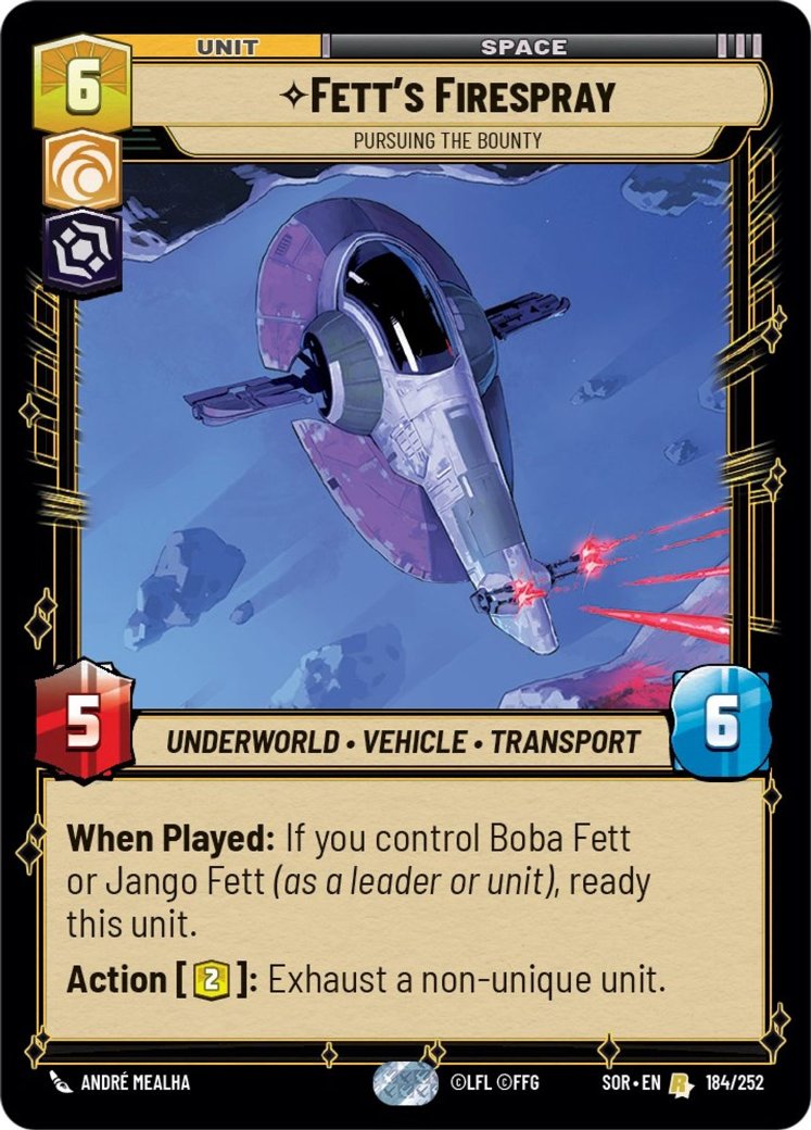 Fett's Firespray - Pursuing the Bounty, Spark of Rebellion · 184/252