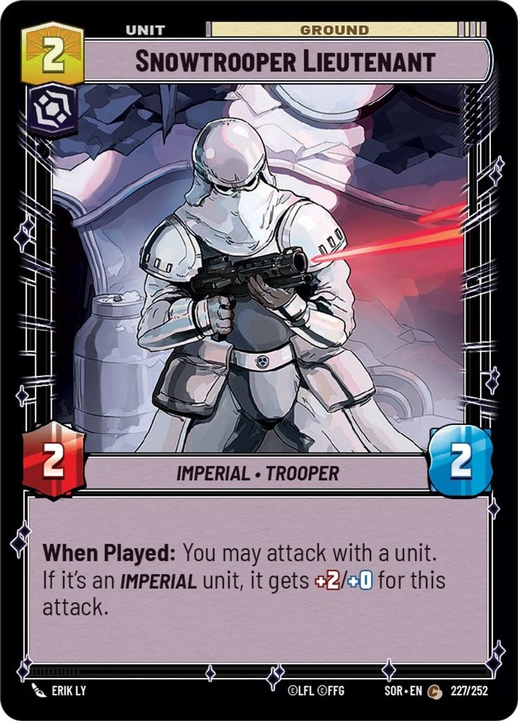 Snowtrooper Lieutenant, Spark of Rebellion · 227/252