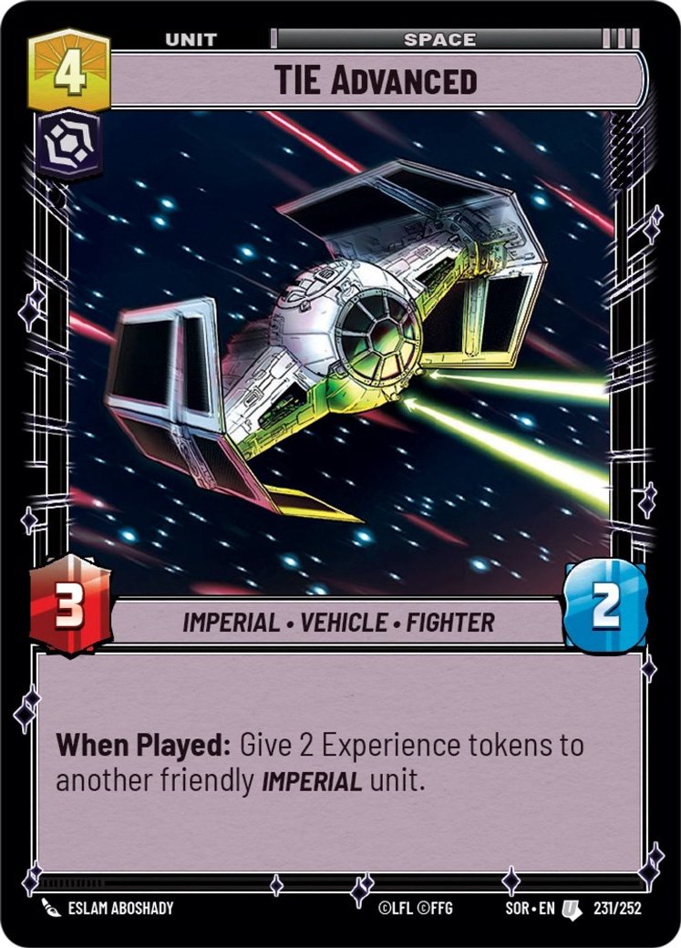 TIE Advanced, Spark of Rebellion · 231/252