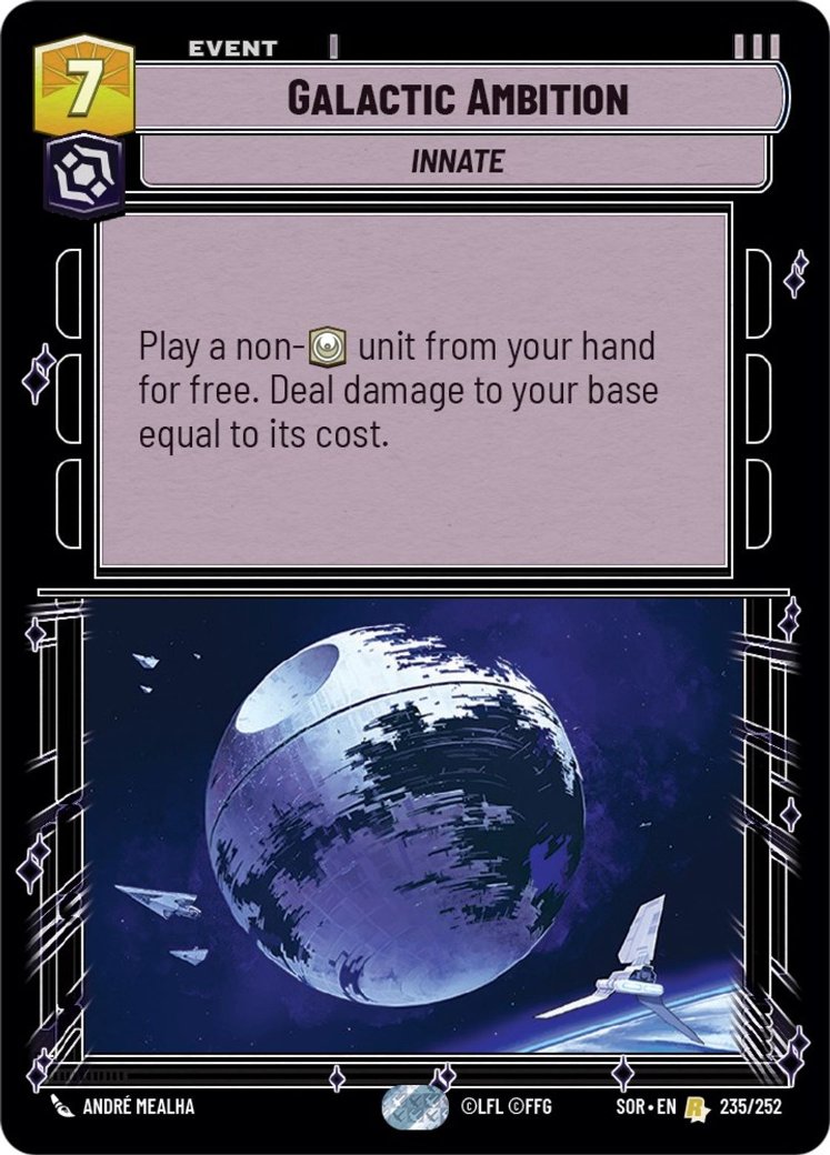 Galactic Ambition, Spark of Rebellion · 235/252