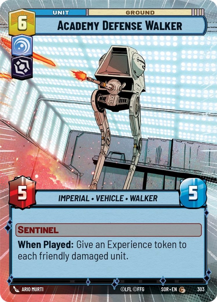 Academy Defense Walker, Spark of Rebellion · 303