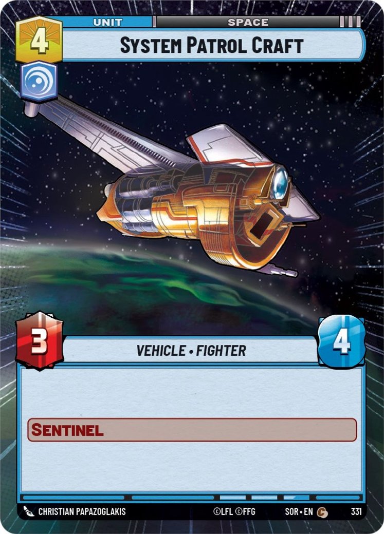 System Patrol Craft, Spark of Rebellion · 331