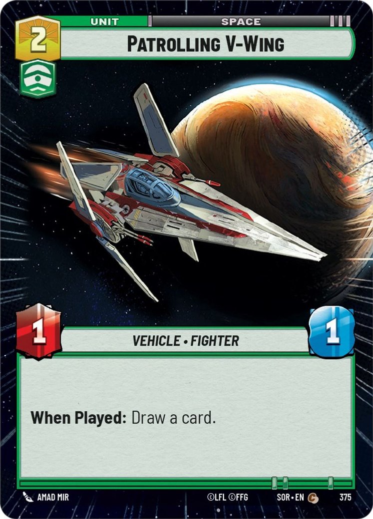 Patrolling V-Wing, Spark of Rebellion · 375