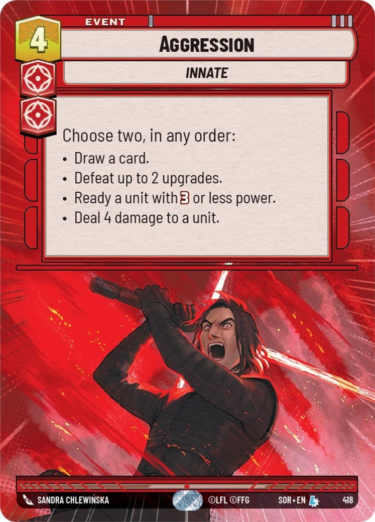 Aggression, Spark of Rebellion · 418