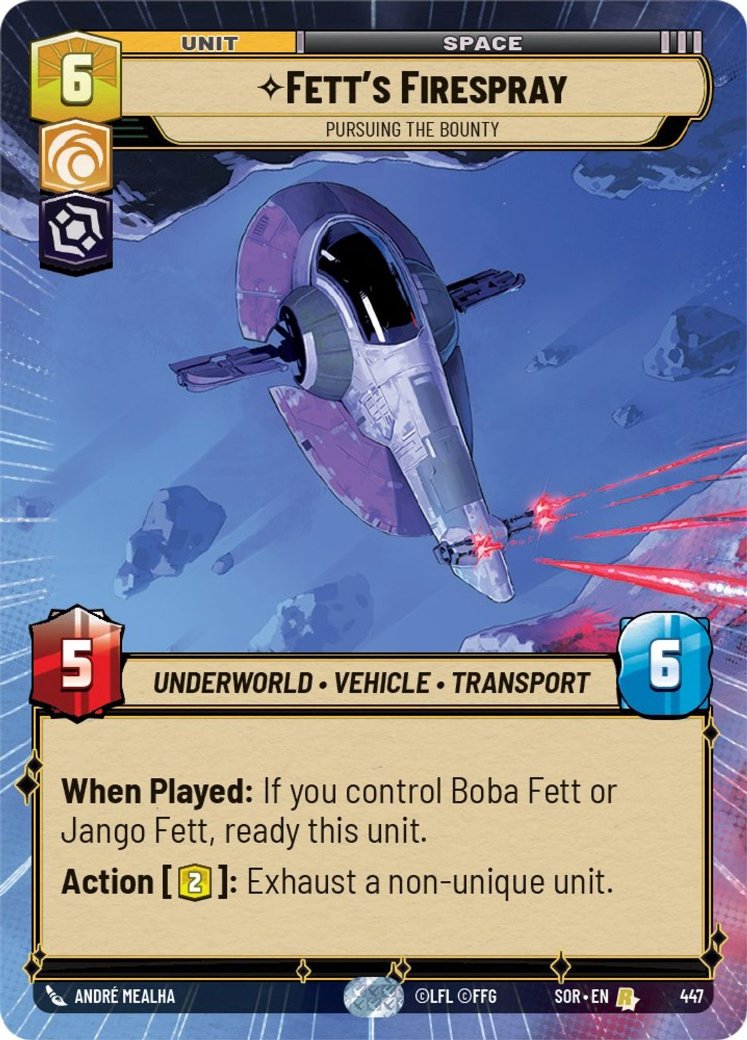 Fett's Firespray - Pursuing the Bounty, Spark of Rebellion · 447