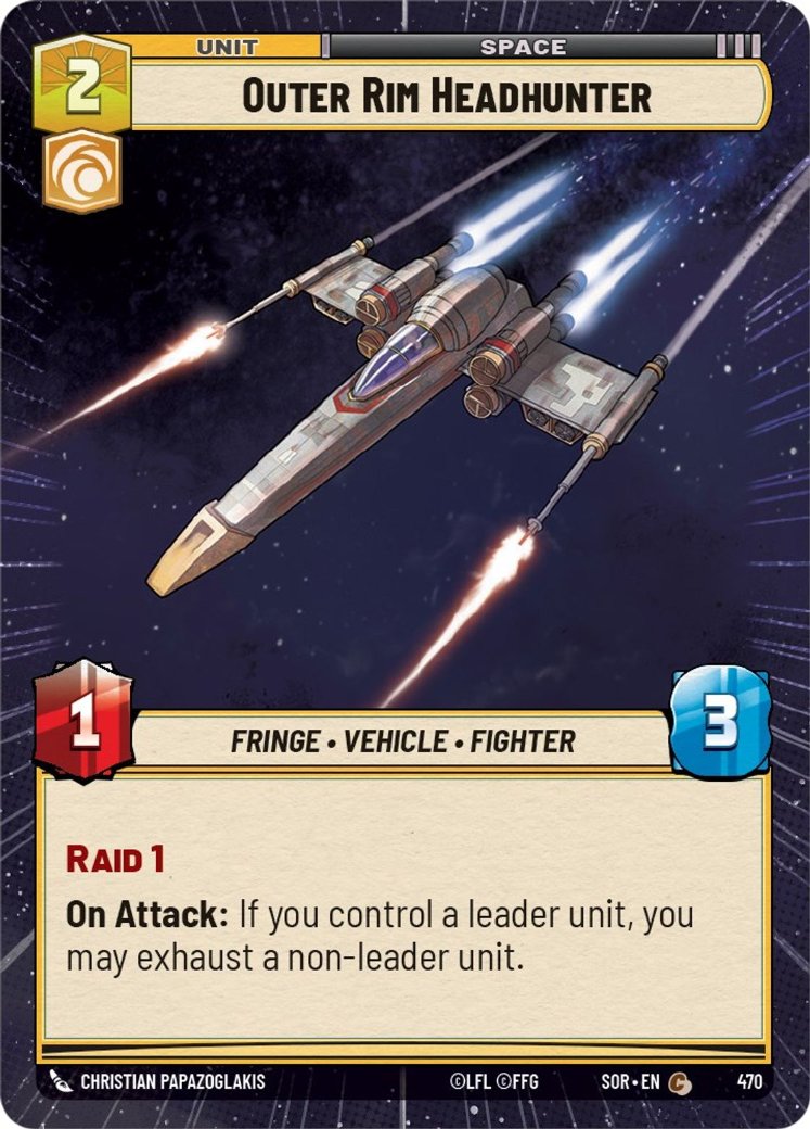 Outer Rim Headhunter, Spark of Rebellion · 470