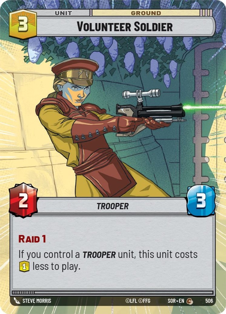 Volunteer Soldier, Spark of Rebellion · 506