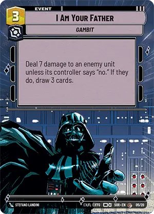 I Am Your Father, Spark of Rebellion: Weekly Play Promos · 05/20