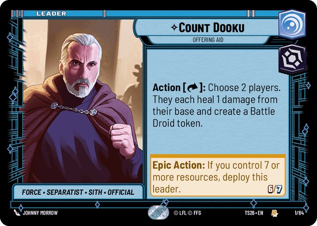 Count Dooku - Offering Aid, Twin Suns · 1/84