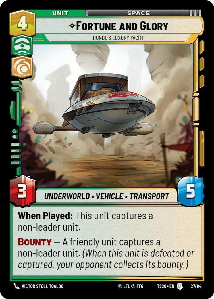 Fortune and Gory - Hondo's Luxury Yacht, Twin Suns · 27/84