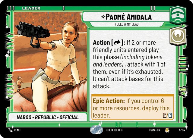 Padmé Amidala - Follow My Lead, Twin Suns · 4/84