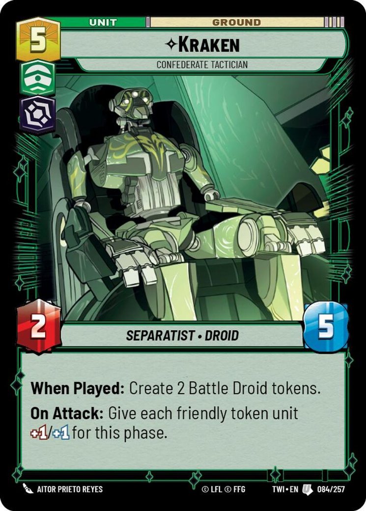 Kraken - Confederate Tactician, Twilight of the Republic · 084/257