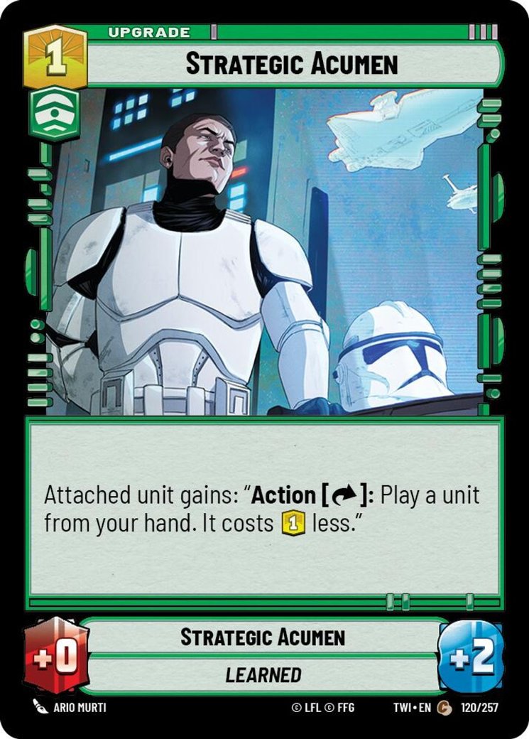 Strategic Acumen, Twilight of the Republic · 120/257