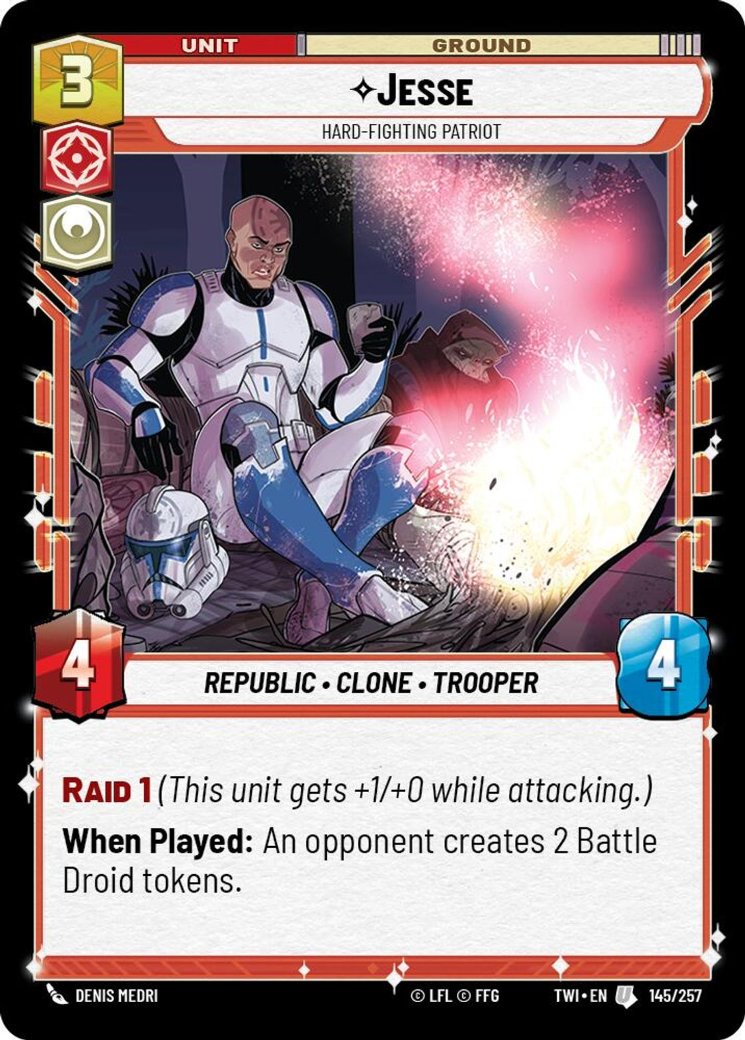 Jesse - Hard-Fighting Patriot, Twilight of the Republic · 145/257