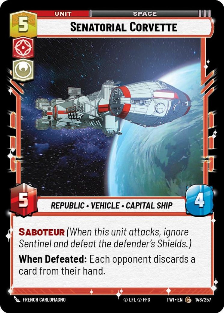 Senatorial Corvette, Twilight of the Republic · 148/257
