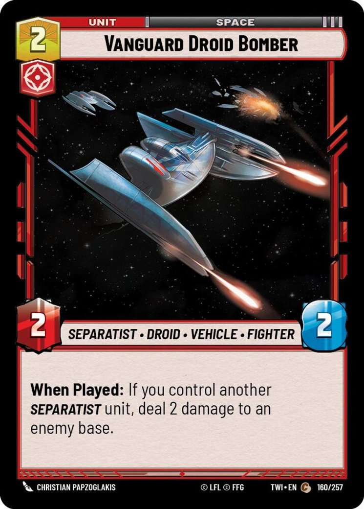 Vanguard Droid Bomber, Twilight of the Republic · 160/257