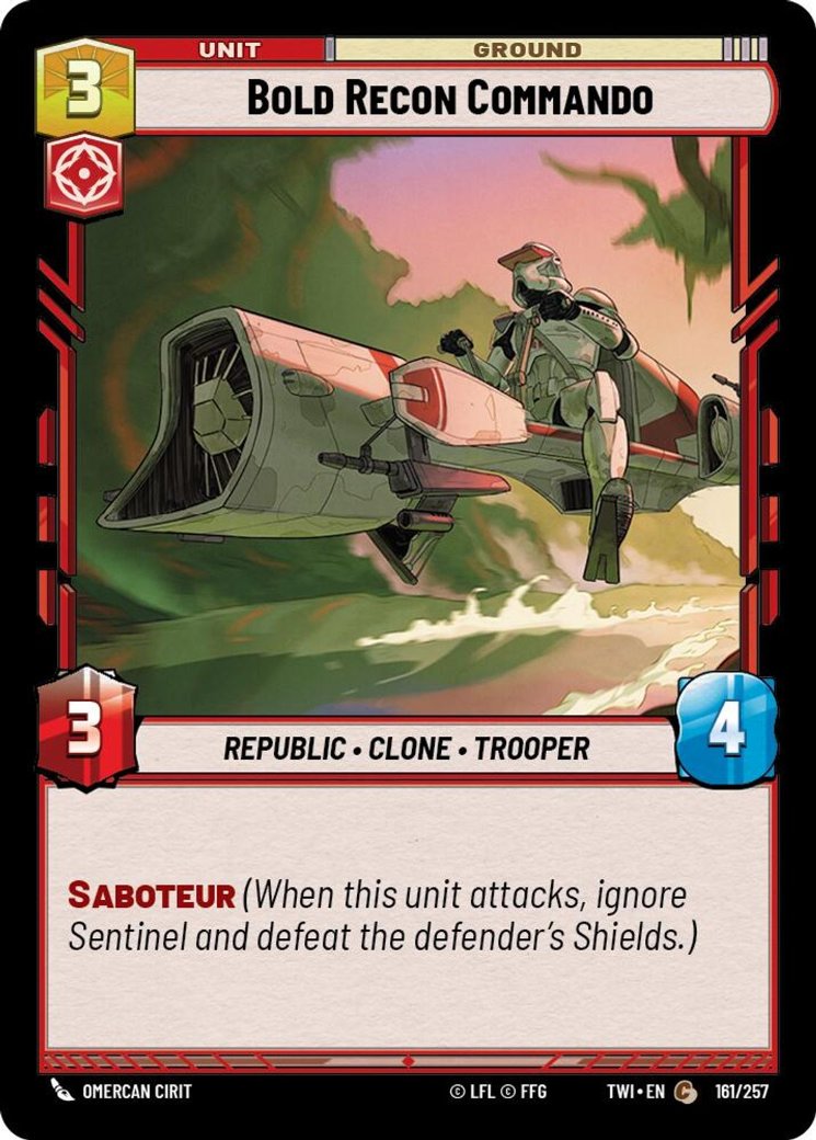 Bold Recon Commando, Twilight of the Republic · 161/257