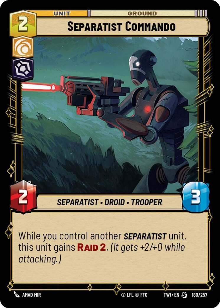 Separatist Commando, Twilight of the Republic · 180/257