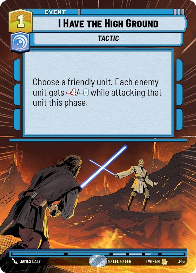 I Have the High Ground, Twilight of the Republic · 345
