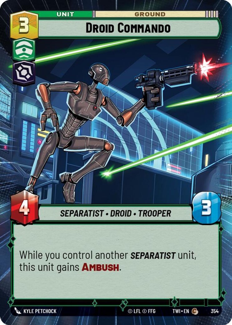 Droid Commando, Twilight of the Republic · 354