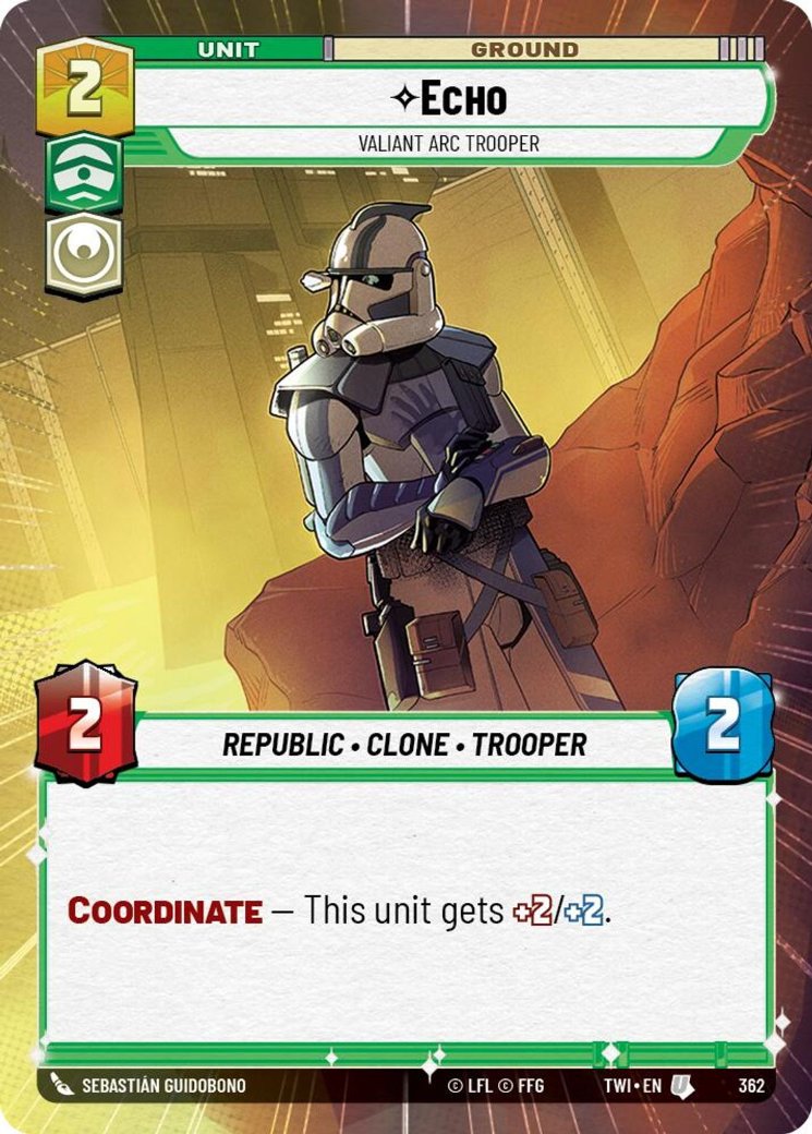 Echo - Valiant ARC Trooper, Twilight of the Republic · 362