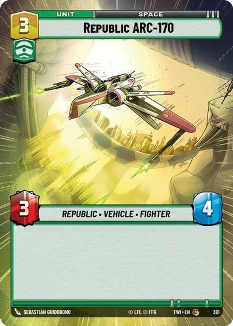 Republic ARC-170, Twilight of the Republic · 381