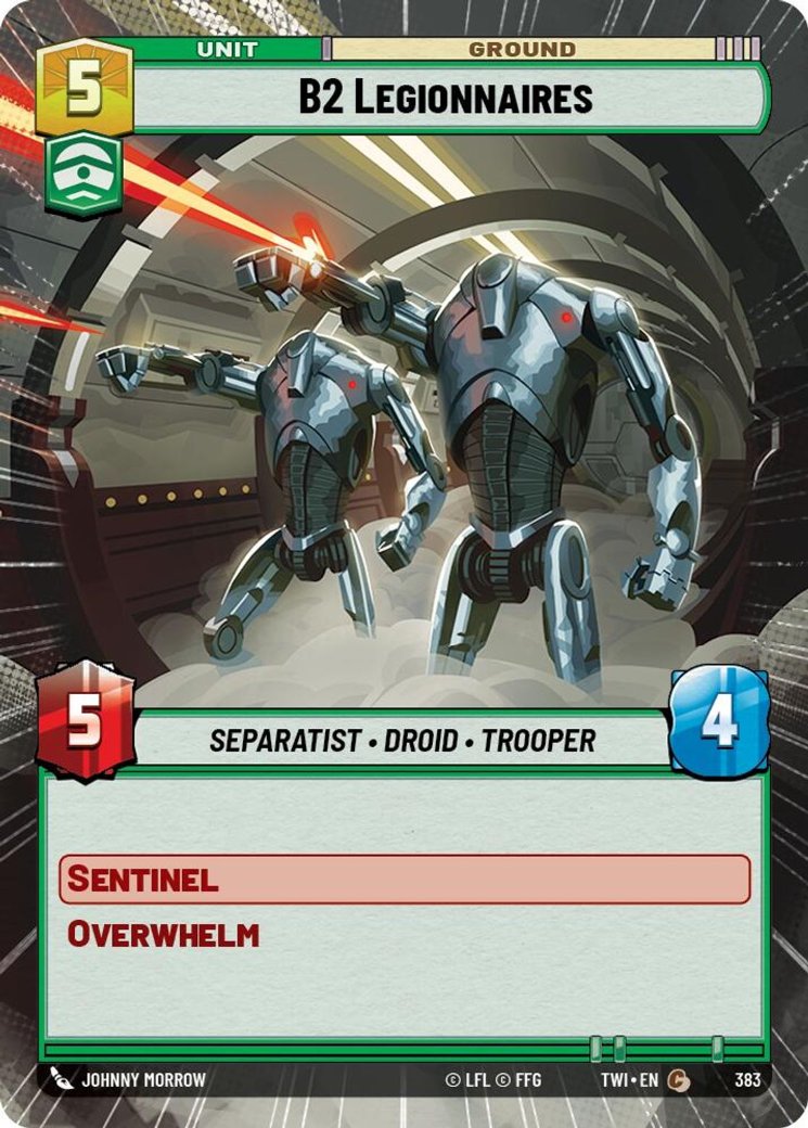 B2 Legionnaires, Twilight of the Republic · 383