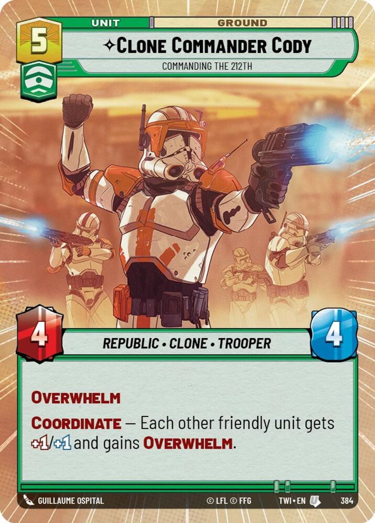 Clone Commander Cody - Commanding the 212th, Twilight of the Republic · 384