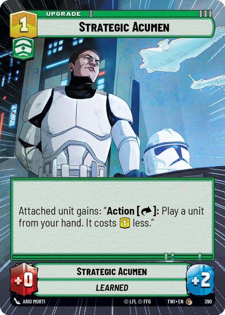 Strategic Acumen, Twilight of the Republic · 390