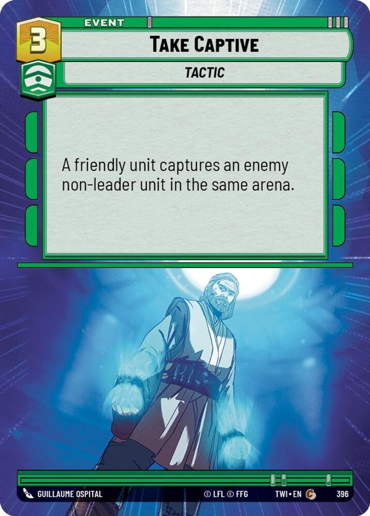 Take Captive, Twilight of the Republic · 396