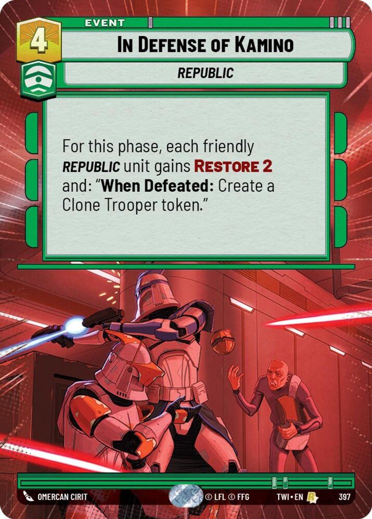 In Defense of Kamino, Twilight of the Republic · 397