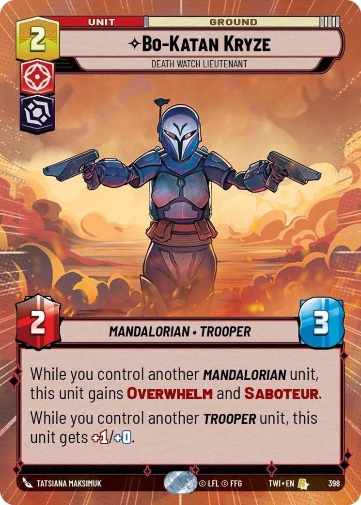 Bo-Katan Kryze - Death Watch Lieutenant, Twilight of the Republic · 398