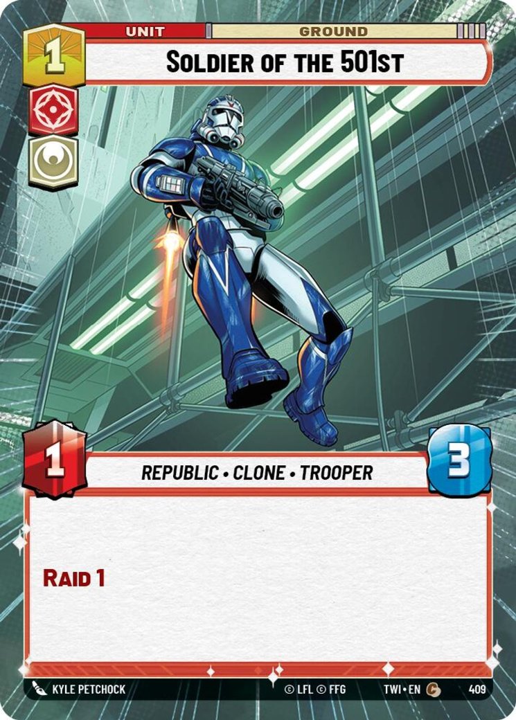 Soldier of the 501st, Twilight of the Republic · 409