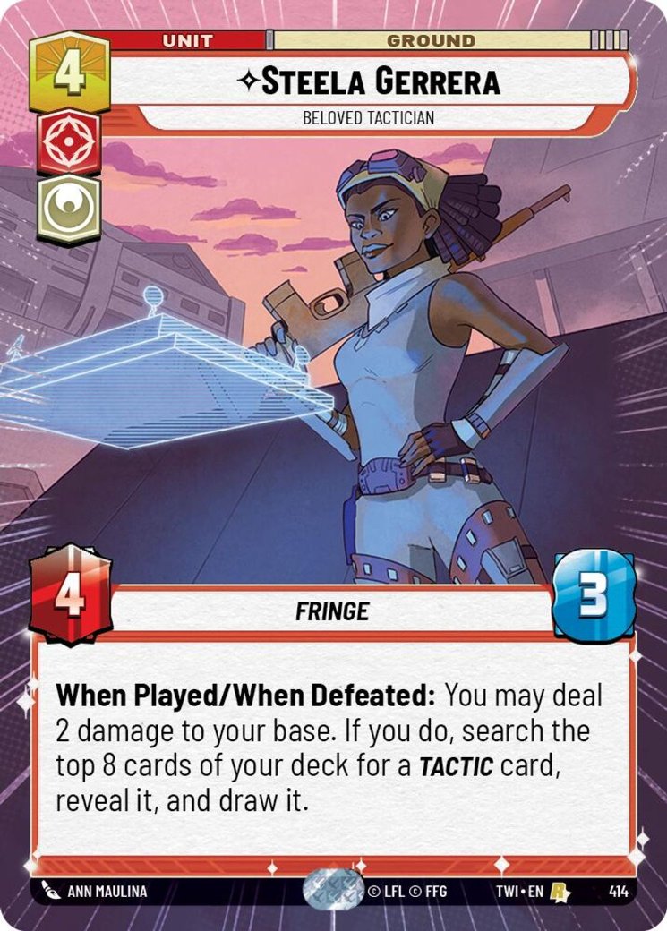 Steela Gerrera - Beloved Tactician, Twilight of the Republic · 414