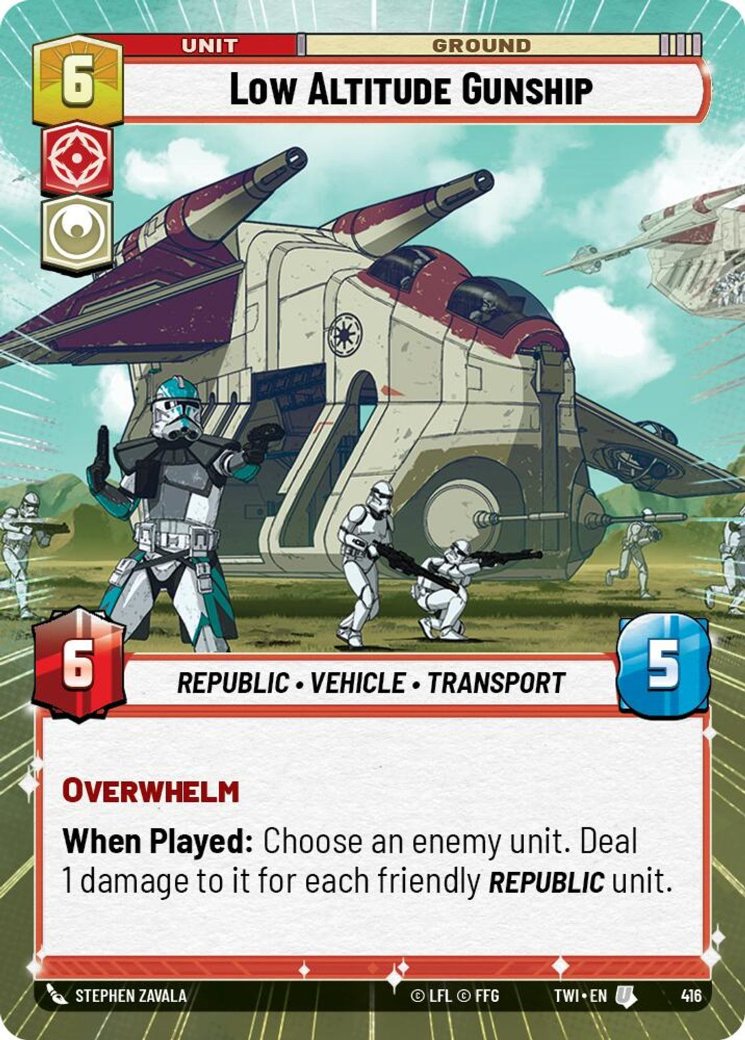 Low Altitude Gunship, Twilight of the Republic · 416