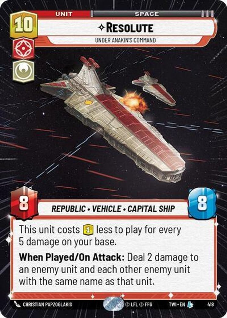 Resolute - Under Anakin's Command, Twilight of the Republic · 418