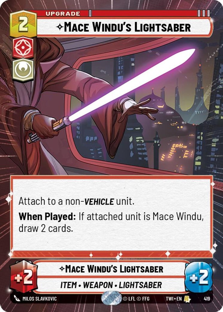 Mace Windu's Lightsaber, Twilight of the Republic · 419