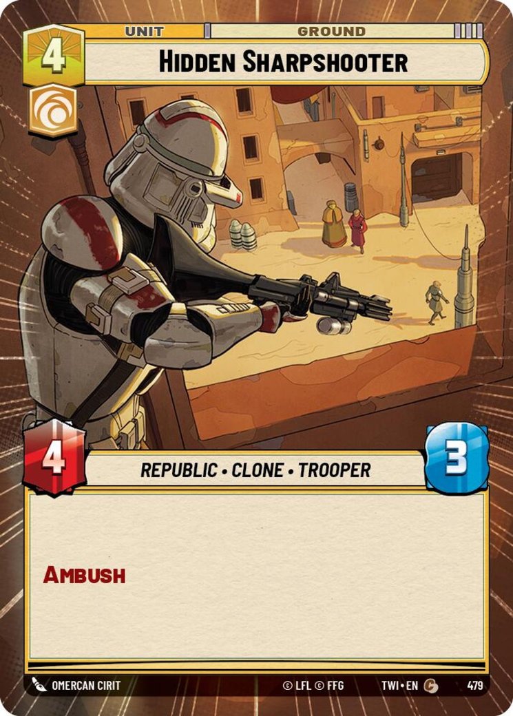 Hidden Sharpshooter, Twilight of the Republic · 479