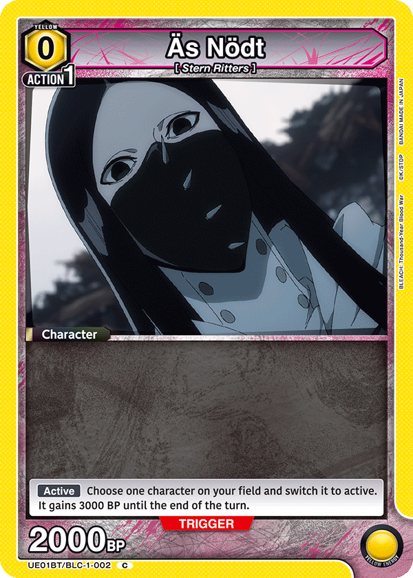 As Nodt, UE01BT: BLEACH: Thousand-Year Blood War · UE01BT/BLC-1-002