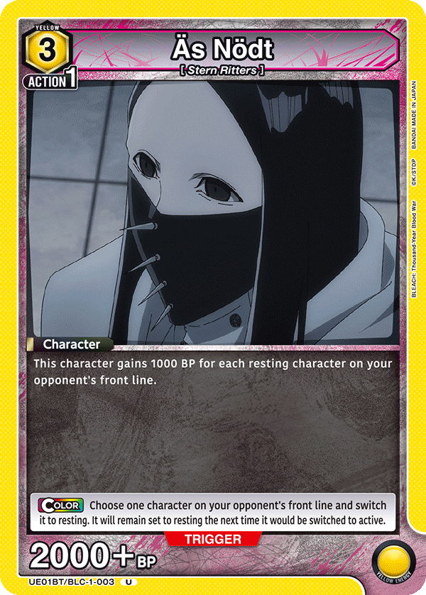 As Nodt, UE01BT: BLEACH: Thousand-Year Blood War · UE01BT/BLC-1-003