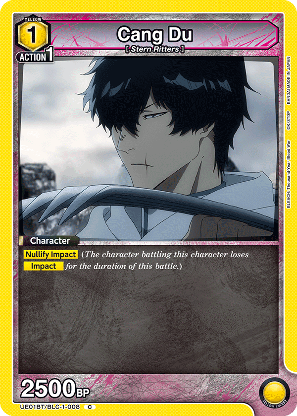 Cang Du, UE01BT: BLEACH: Thousand-Year Blood War · UE01BT/BLC-1-008