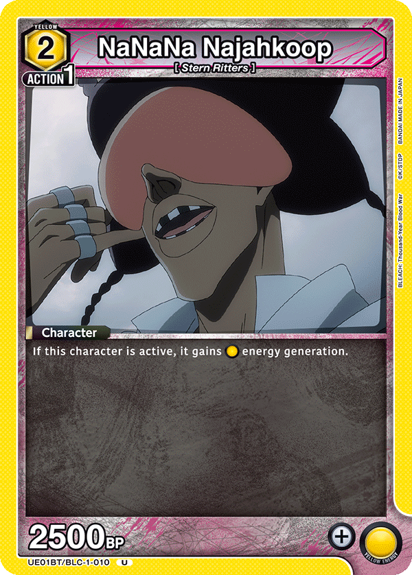 NaNaNa Najahkoop, UE01BT: BLEACH: Thousand-Year Blood War · UE01BT/BLC-1-010