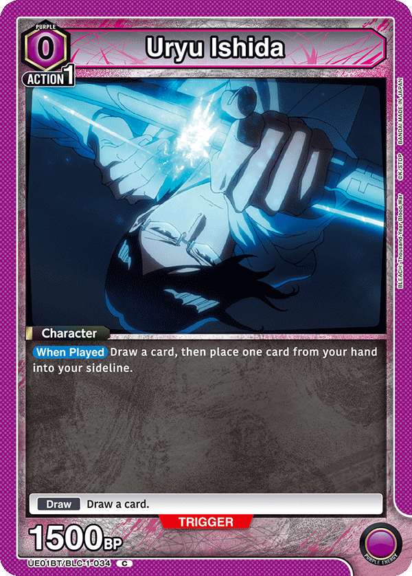 Uryu Ishida, UE01BT: BLEACH: Thousand-Year Blood War · UE01BT/BLC-1-034