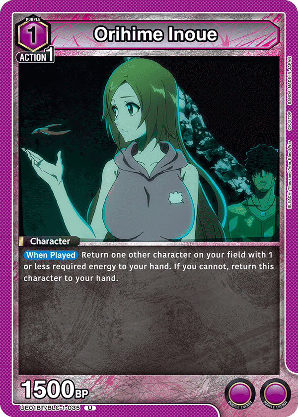 Orihime Inoue, UE01BT: BLEACH: Thousand-Year Blood War · UE01BT/BLC-1-035