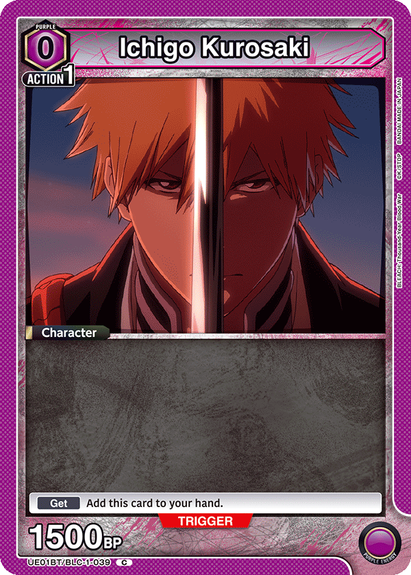 Ichigo Kurosaki, UE01BT: BLEACH: Thousand-Year Blood War · UE01BT/BLC-1-039